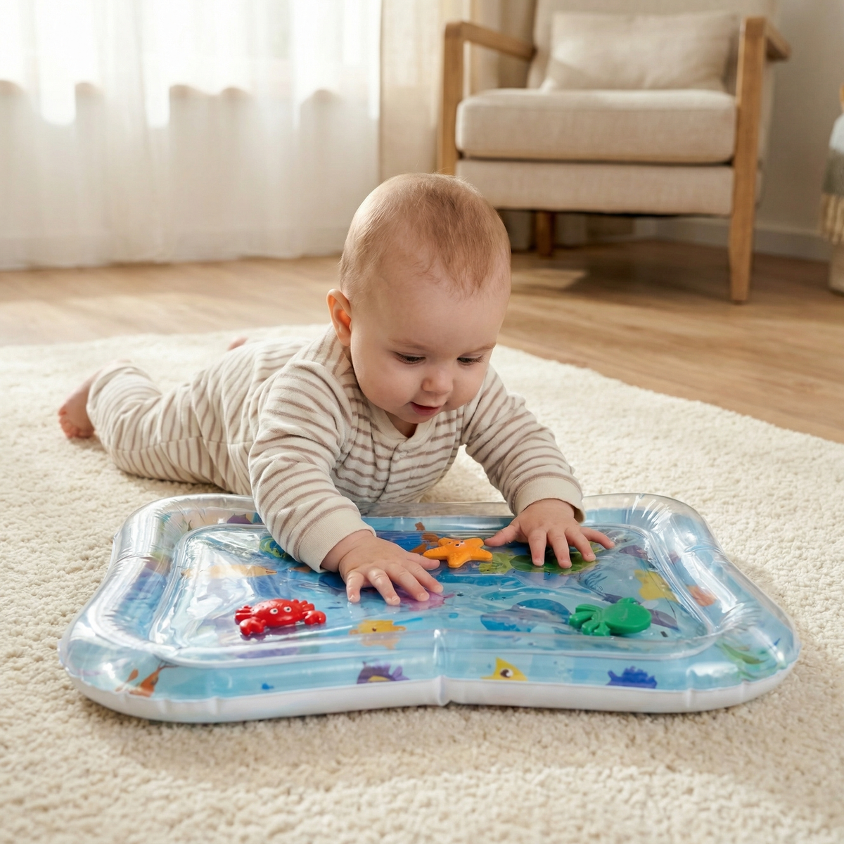 Baby Sensory Water Play Mat for Everyday Baby Care