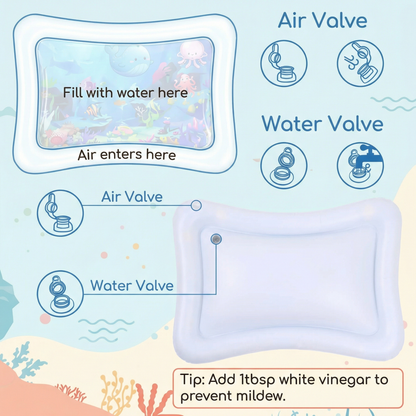 Baby Sensory Water Play Mat for Everyday Baby Care