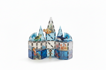 Interactive Magnetic Ocean Tiles Building Set (42pcs)