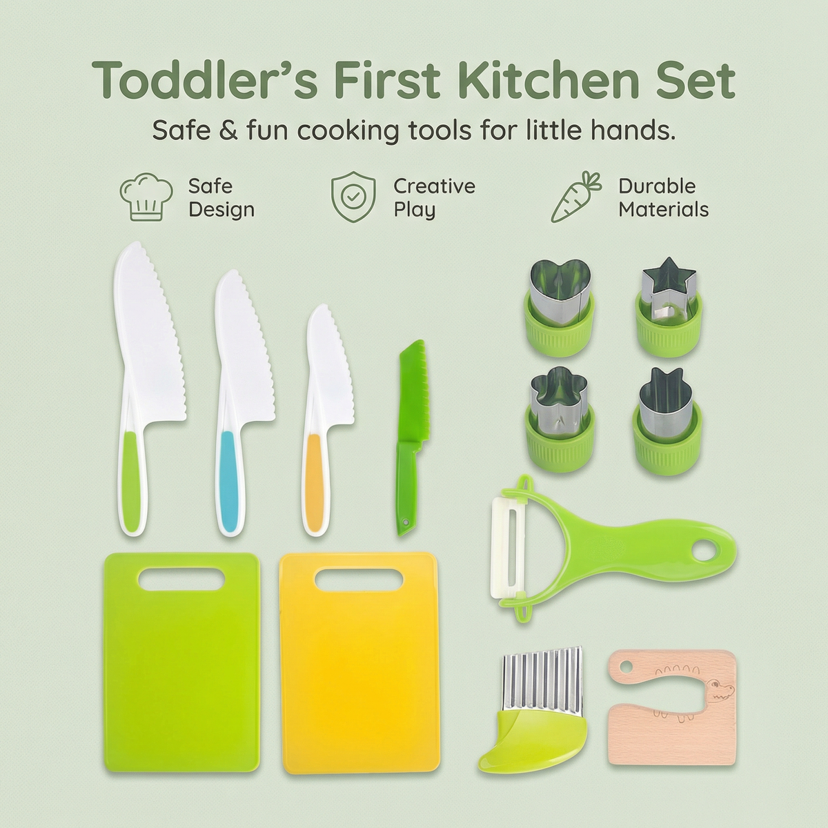 Little Chef Kids Kitchen Tool Set for Kids