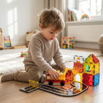 Magnetic Construction Tile Set (42pcs) | Family Favourite