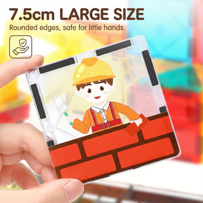 Magnetic Construction Tile Set (42pcs) | Family Favourite