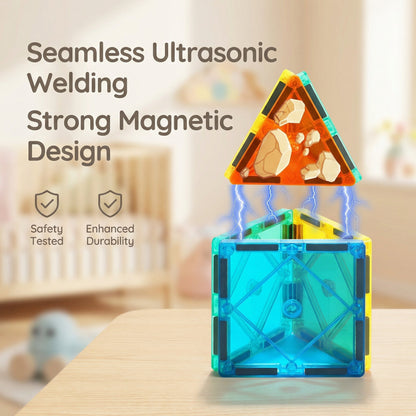 Magnetic Construction Tile Set (42pcs) | Family Favourite