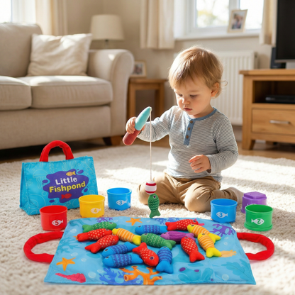 Interactive Montessori Fishing Toy for Toddlers