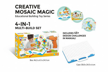 Kids Construction Drill Kit 200+ Pieces for Kids