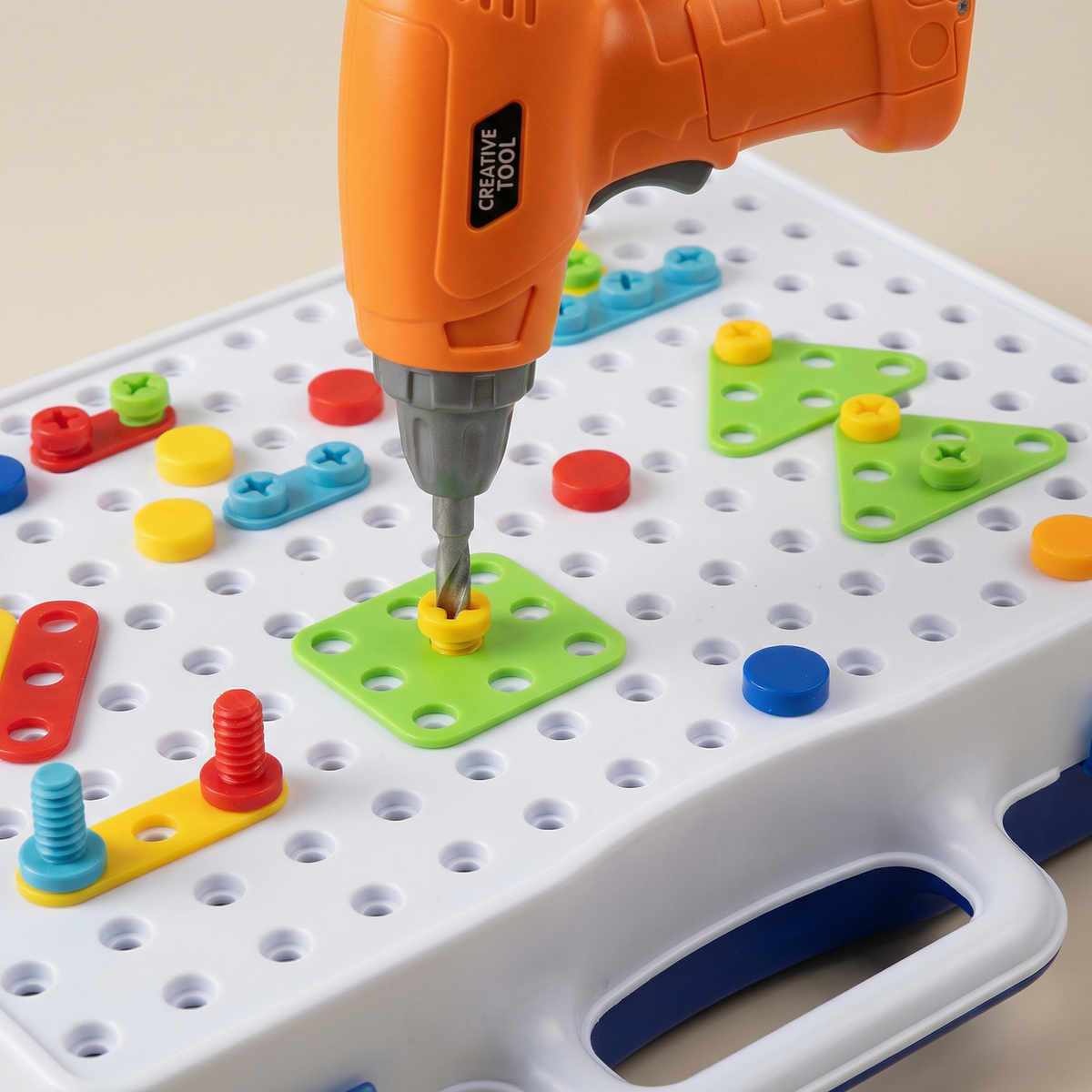 Kids Construction Drill Kit 200+ Pieces for Kids