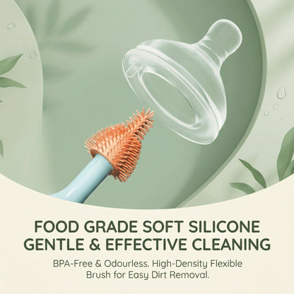 Electric Baby Bottle Cleaning Brush Set for Everyday Baby Care