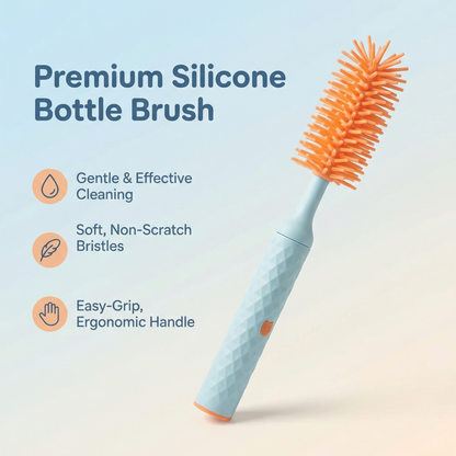 Electric Baby Bottle Cleaning Brush Set for Everyday Baby Care