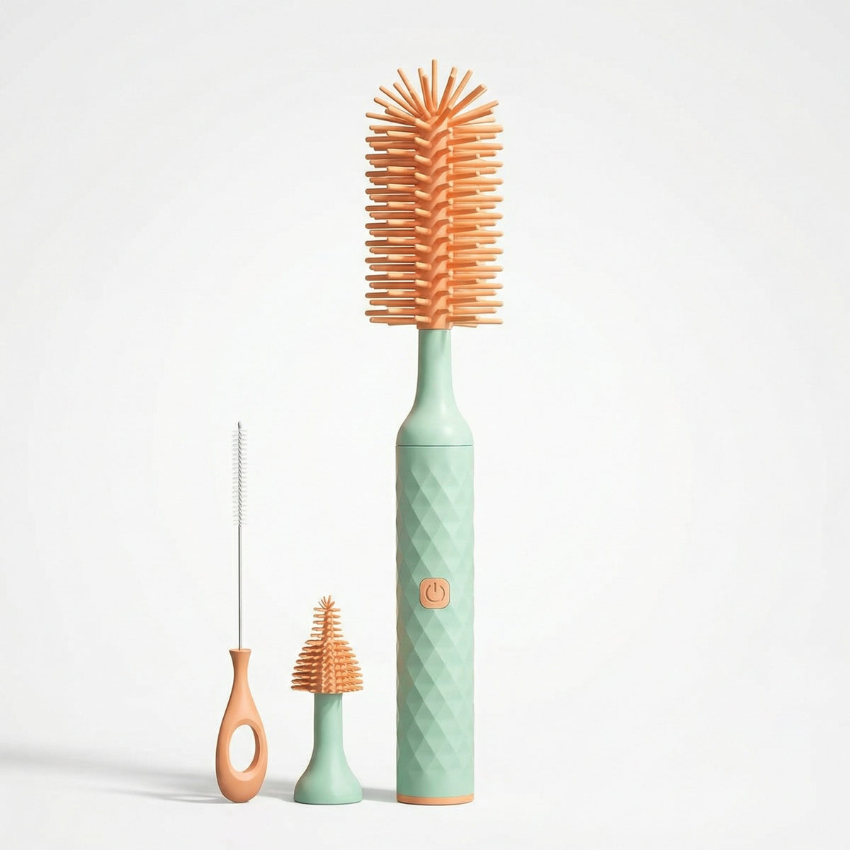 Electric Baby Bottle Cleaning Brush Set for Everyday Baby Care