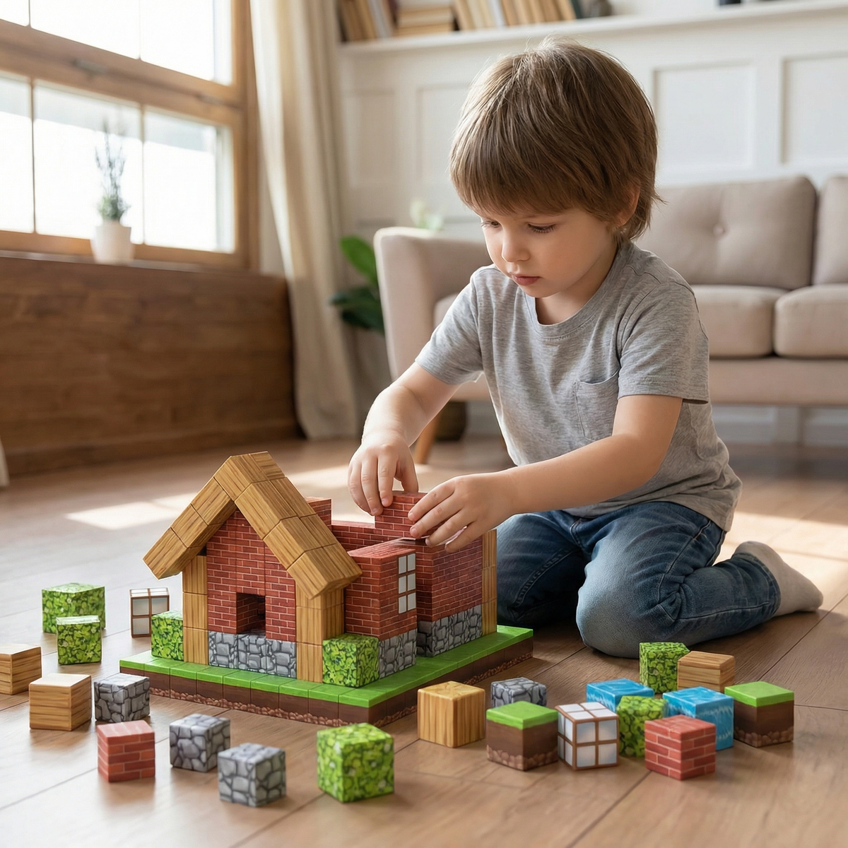 Magnetic Building Cubes – Kids