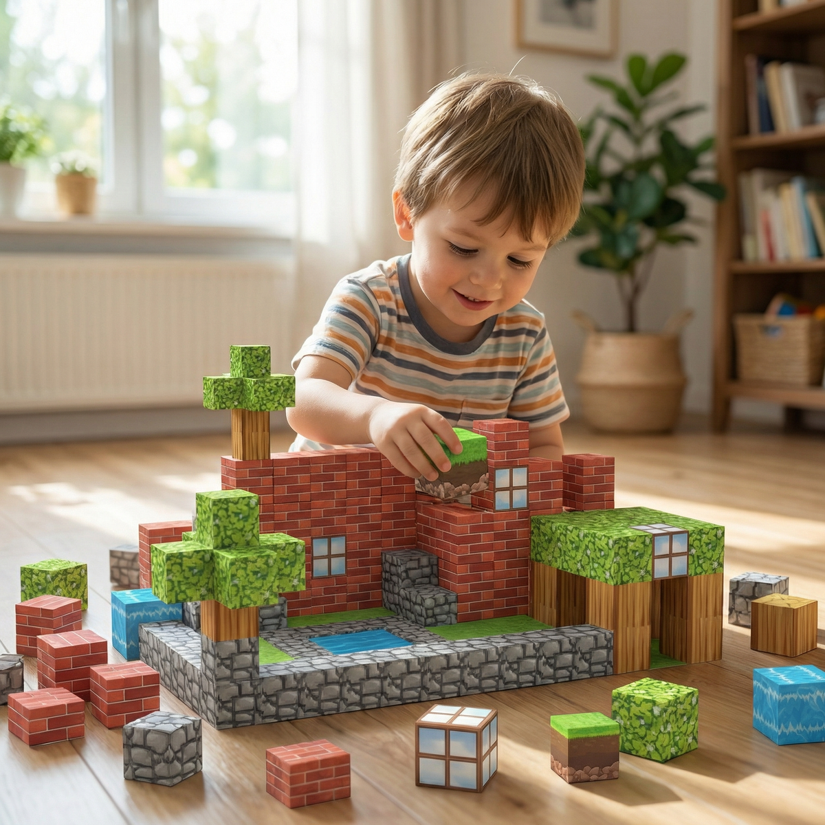 Magnetic Building Cubes – Kids