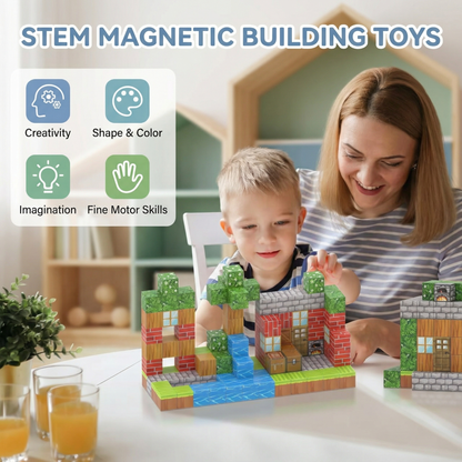 Magnetic Building Cubes – Kids