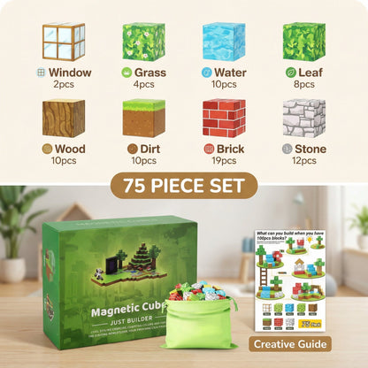 Magnetic Building Cubes – Kids