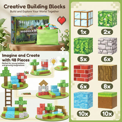 Magnetic Building Cubes – Kids