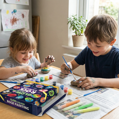 Creative Glow in the Dark Rock Painting Kit