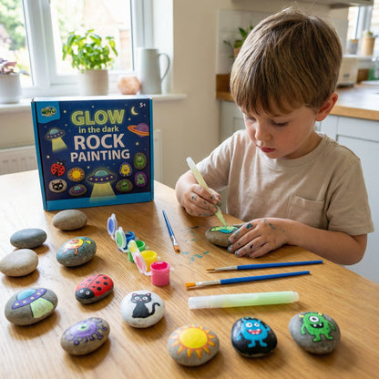 Creative Glow in the Dark Rock Painting Kit