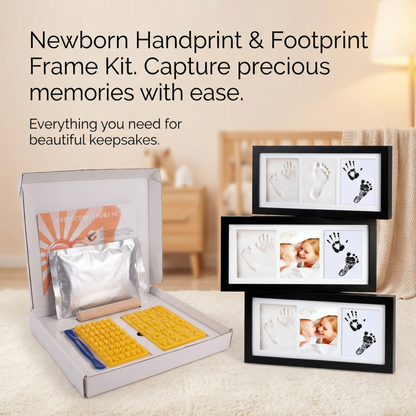 Baby Hand and Footprint Keepsake Frame for Everyday Baby Care