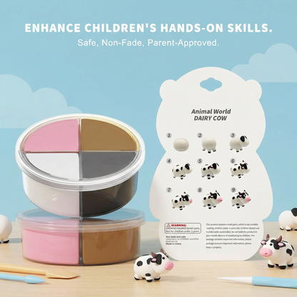 Air Dry Clay Animal Modelling Set | Family Favourite