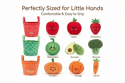 Interactive Fruit and Vegetable Sorting Toy Set