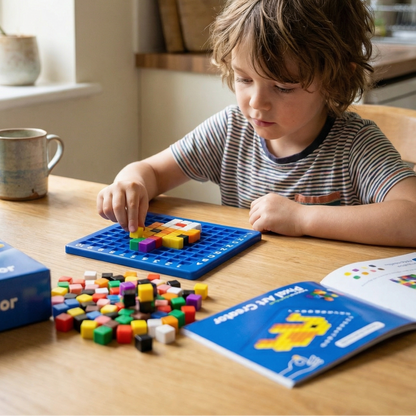 Interactive 3D Pixel Art Puzzle Cube Set