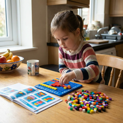 Interactive 3D Pixel Art Puzzle Cube Set