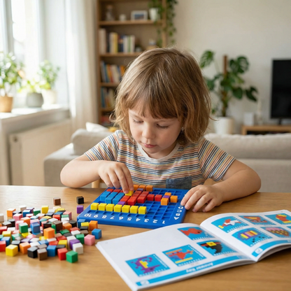 Interactive 3D Pixel Art Puzzle Cube Set