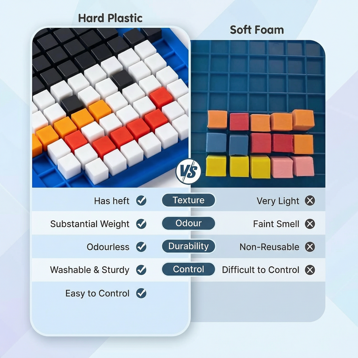 Interactive 3D Pixel Art Puzzle Cube Set