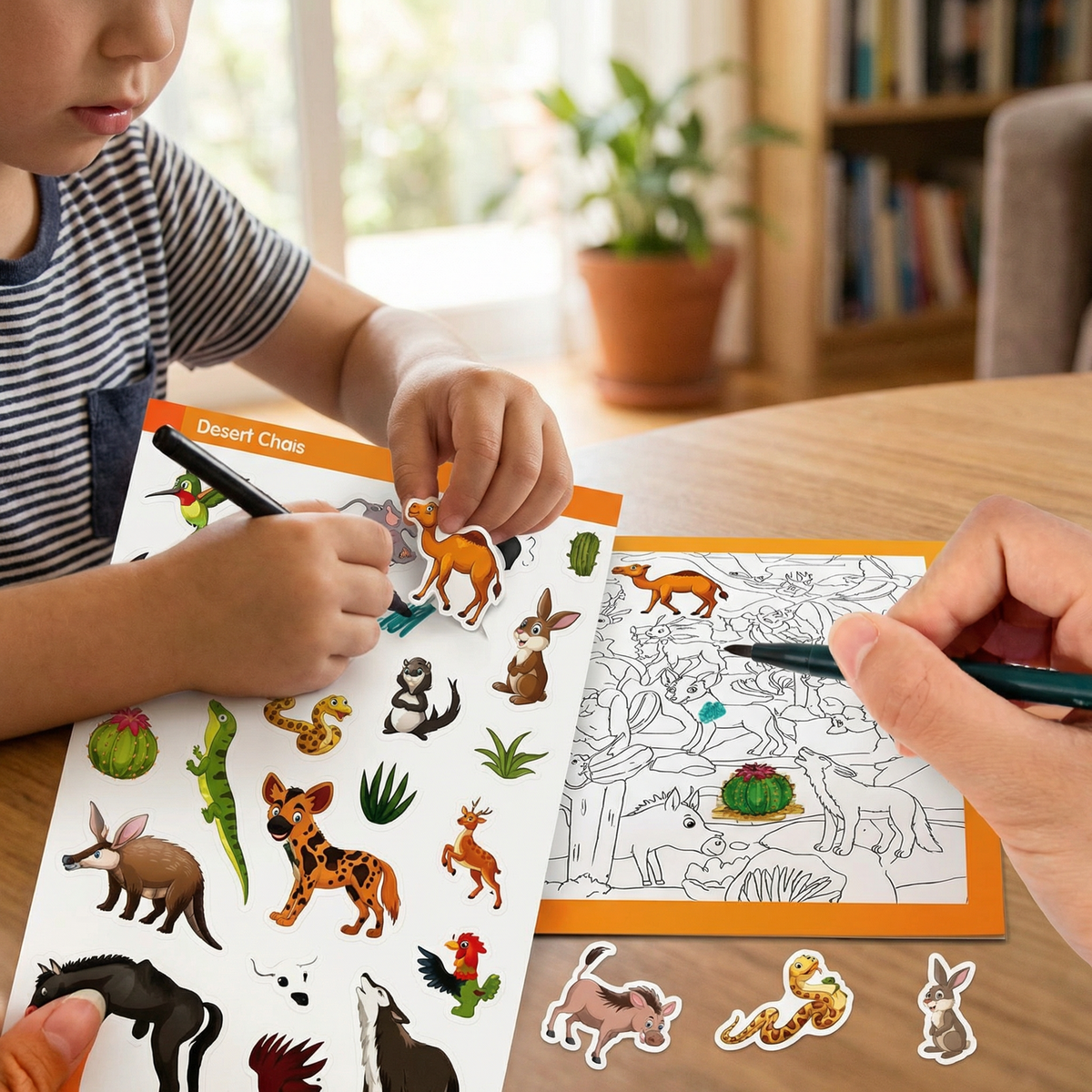 Creative Seek and Find Sticker Colouring Book