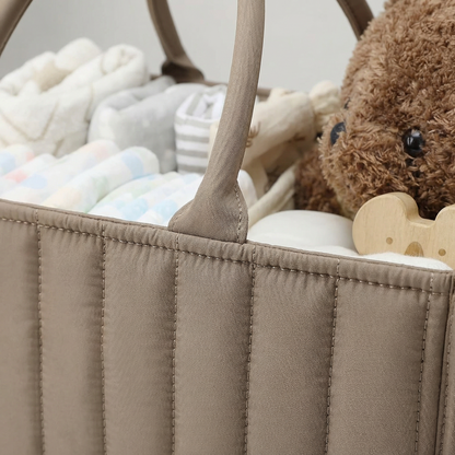 Woven Baby Storage Basket for Everyday Baby Care