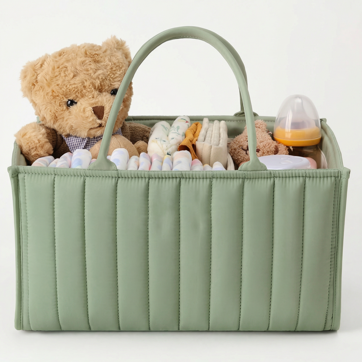 Woven Baby Storage Basket for Everyday Baby Care