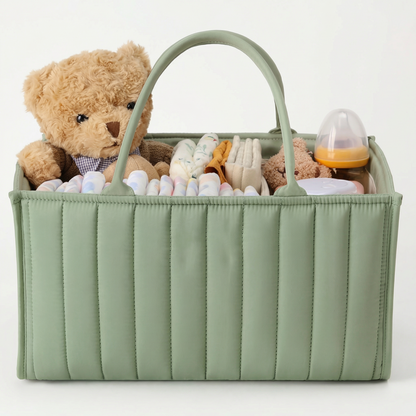 Woven Baby Storage Basket for Everyday Baby Care