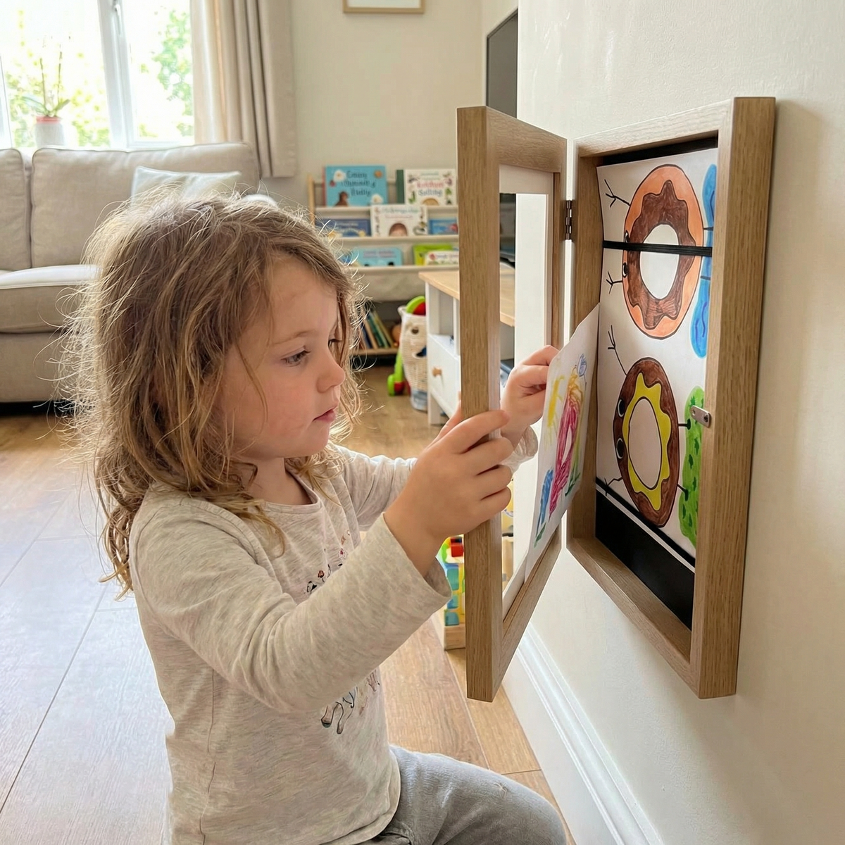 Kids Artwork Storage Frame for Kids