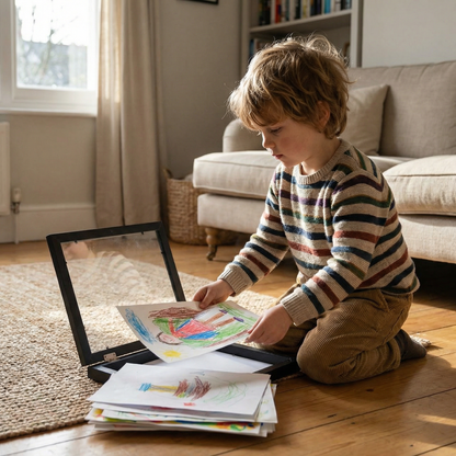 Kids Artwork Storage Frame for Kids