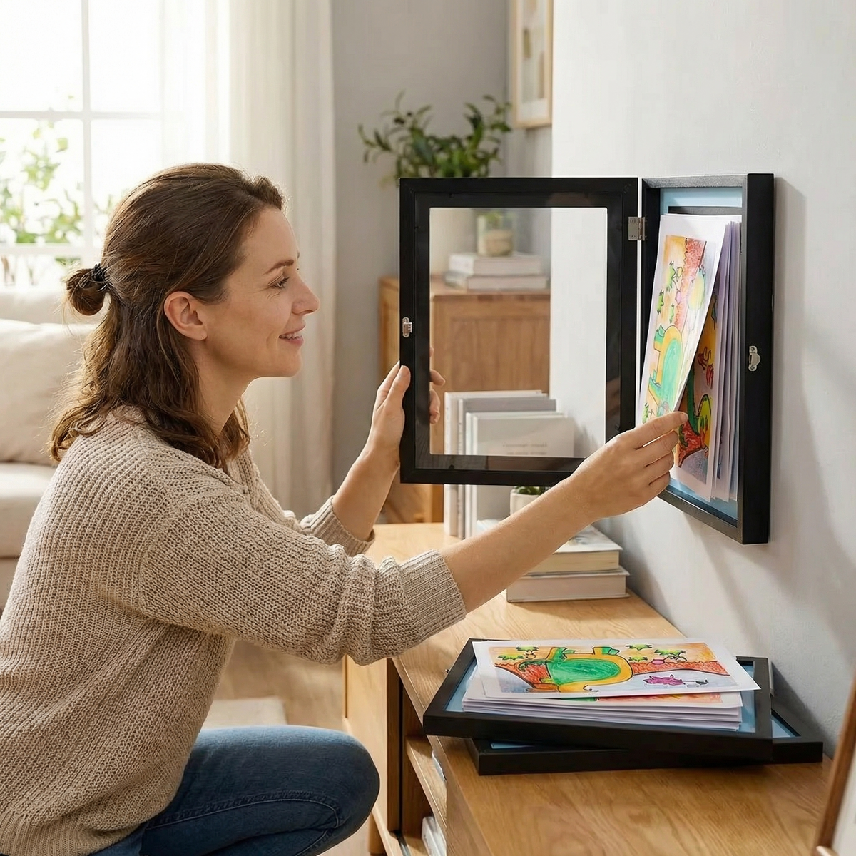 Kids Artwork Storage Frame for Kids