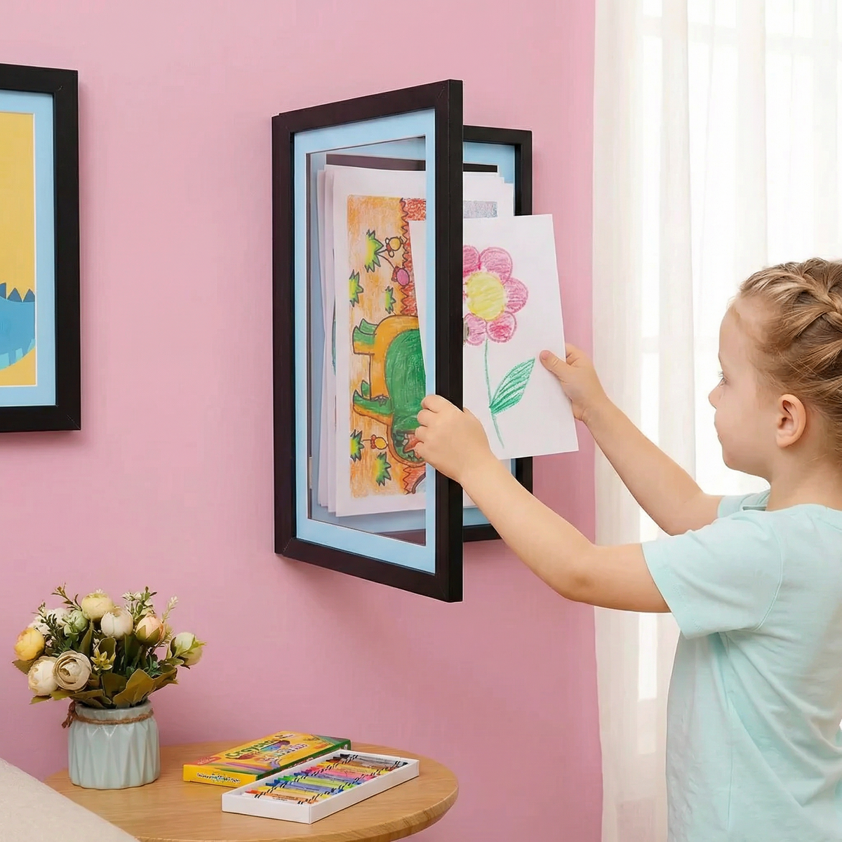 Kids Artwork Storage Frame for Kids