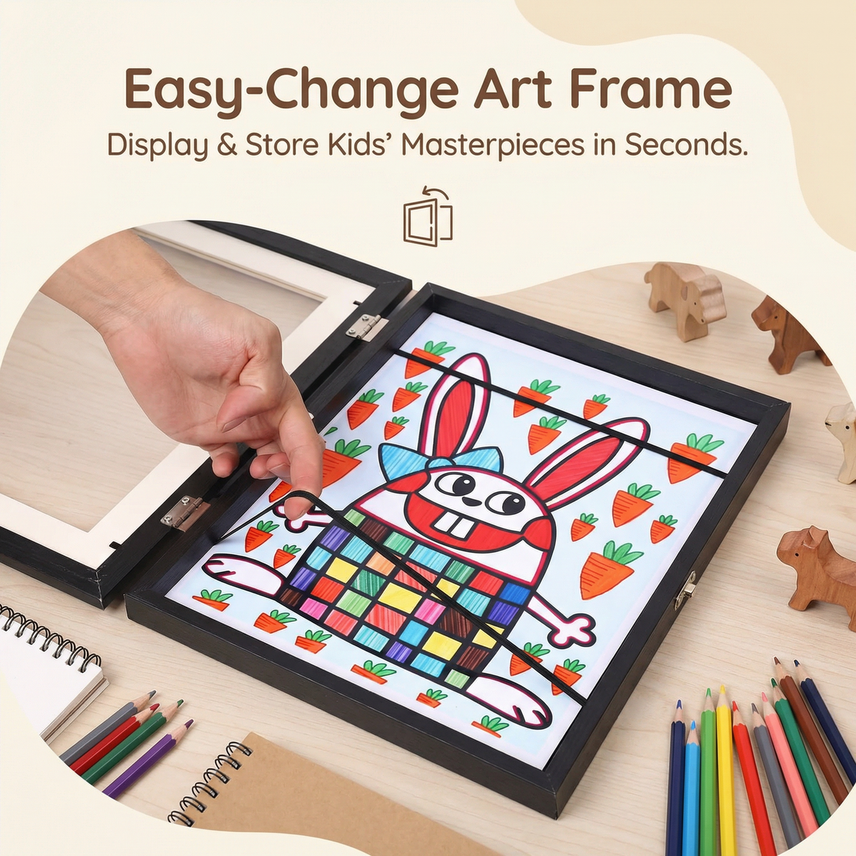 Kids Artwork Storage Frame for Kids