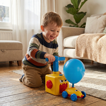 Interactive Balloon Launch Racing Car Toy