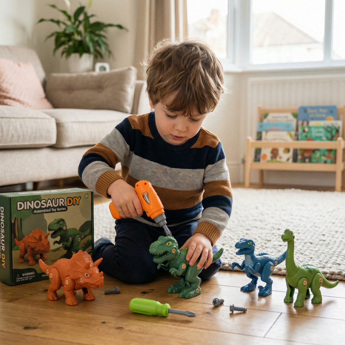 Dinosaur Construction Screw Building Set | Family Favourite