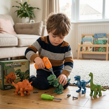 Dinosaur Construction Screw Building Set | Family Favourite