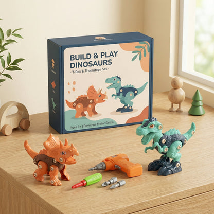 Dinosaur Construction Screw Building Set | Family Favourite