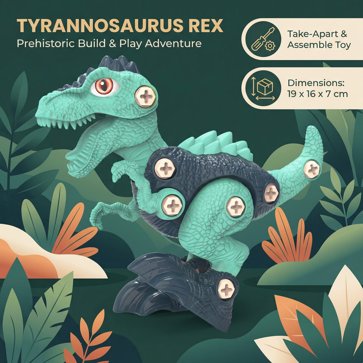 Dinosaur Construction Screw Building Set | Family Favourite