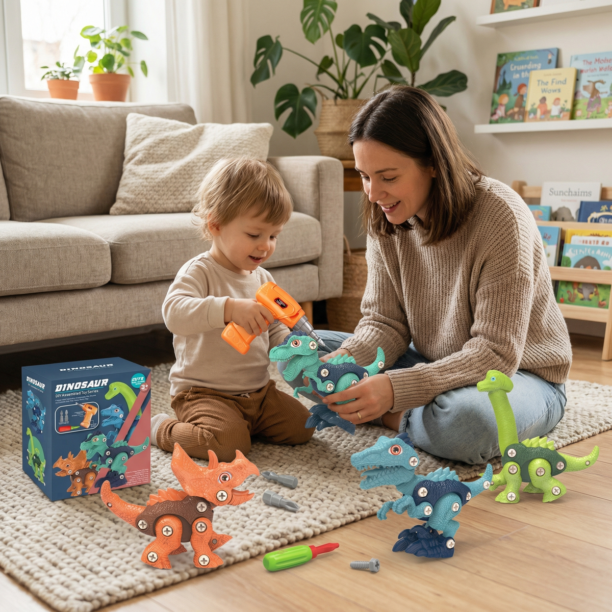 Dinosaur Construction Screw Building Set | Family Favourite