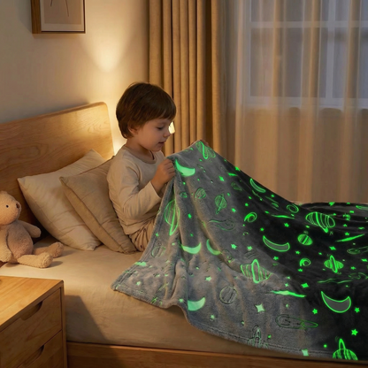 Glow in the Dark Star Cuddle Blanket | Family Favourite