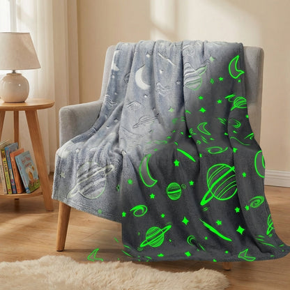 Glow in the Dark Star Cuddle Blanket | Family Favourite