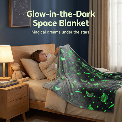 Glow in the Dark Star Cuddle Blanket | Family Favourite