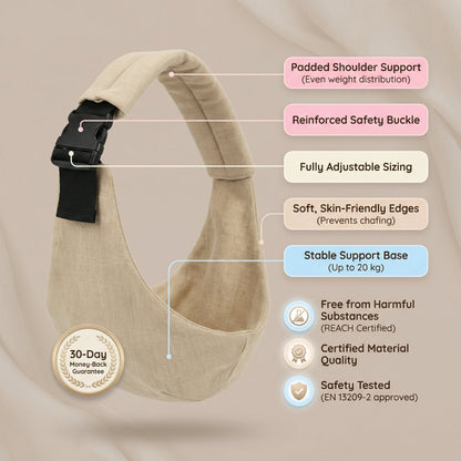 Ergonomic Baby Hip Carrier for Everyday Baby Care