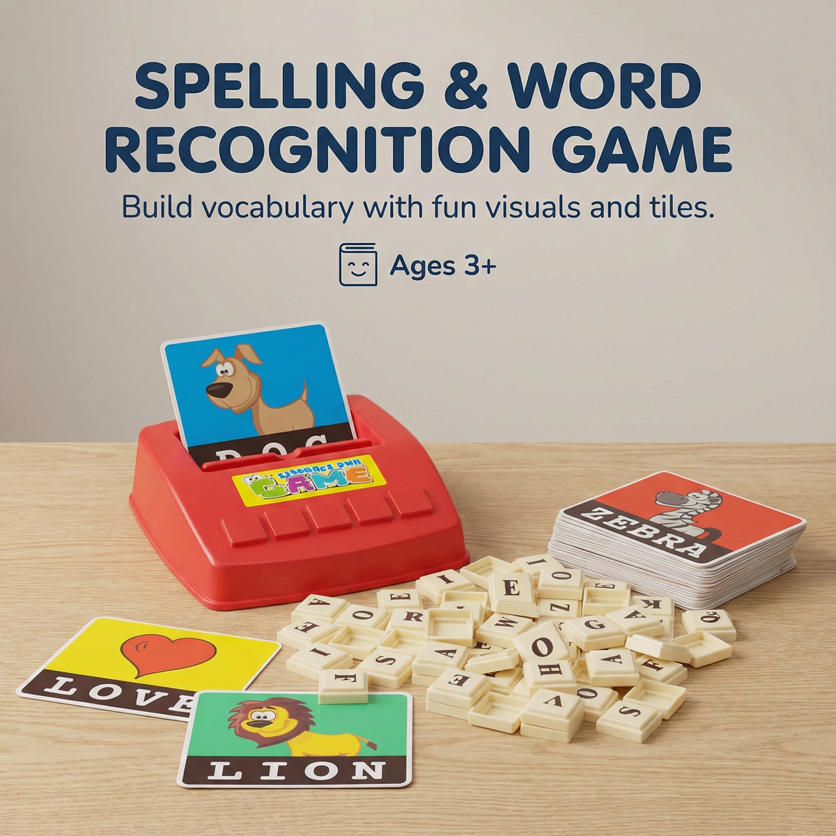 Interactive Early Learning Spelling Board Game for Children