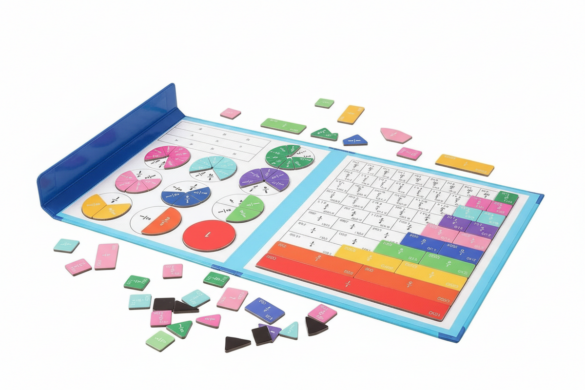 Interactive Magnetic Fractions Learning Set