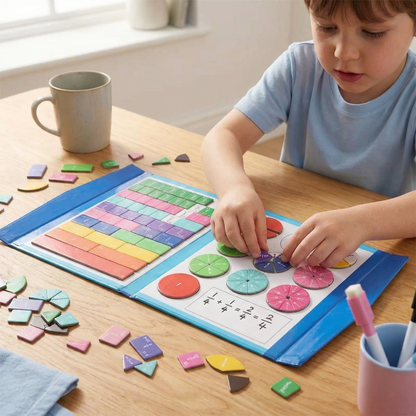 Interactive Magnetic Fractions Learning Set