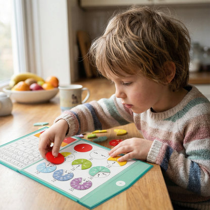 Interactive Magnetic Fractions Learning Set